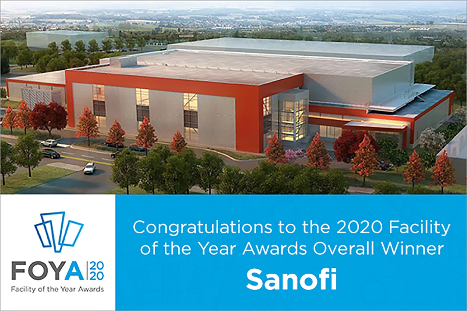Sanofi awarded by ISPE for its Facility of the Future