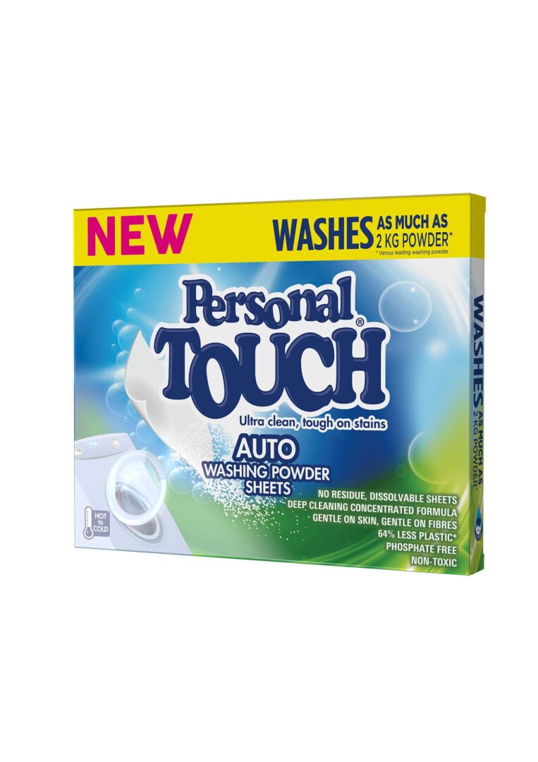 Give your laundry a personal touch with new Auto Washing Powder Sheets