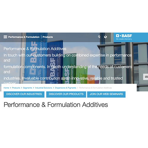 BASF’s new website provides faster access to additives and formulation recommendations