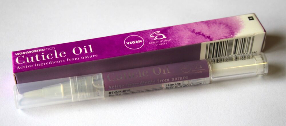 Woolworths Cuticle Oil enters the New Product Competition
