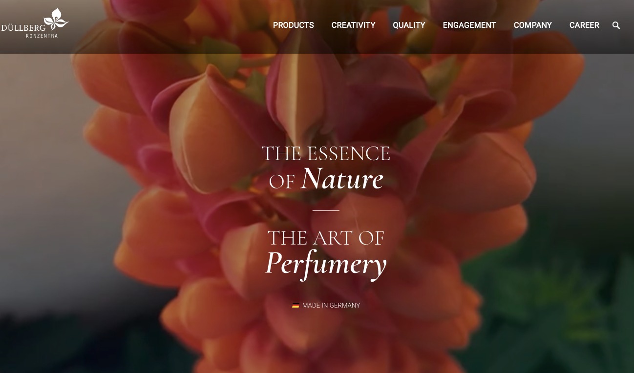 Hamburg fragrance house launches a new website