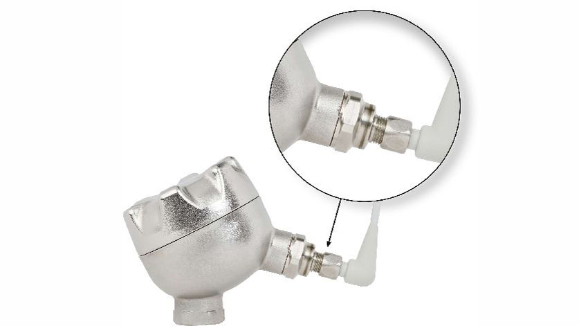 WIKA hygienic coupler connector for thermometers