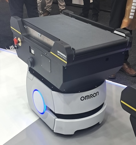 OMRON and Interroll partnership drives smart material flow