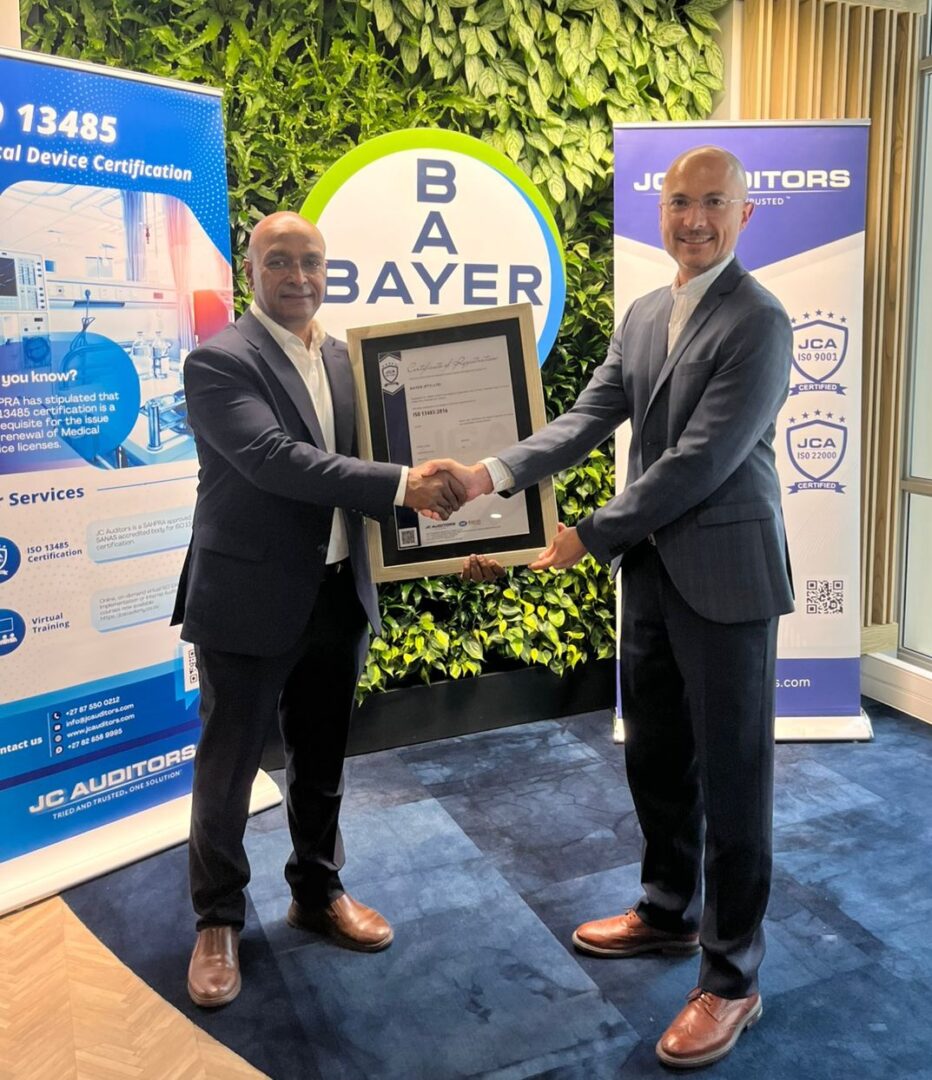 Bayer ISO certification sets new standard for medical innovation