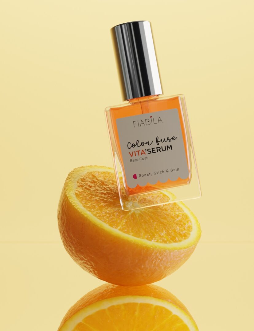 Innovative nail base coat with care: Color Fuse Vita’Serum by FIABILA